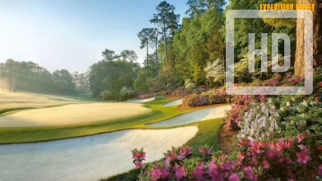 8 HOURS ⛳ Augusta Golf Experience | Famous Course Ambience | Birds & Nature Sounds