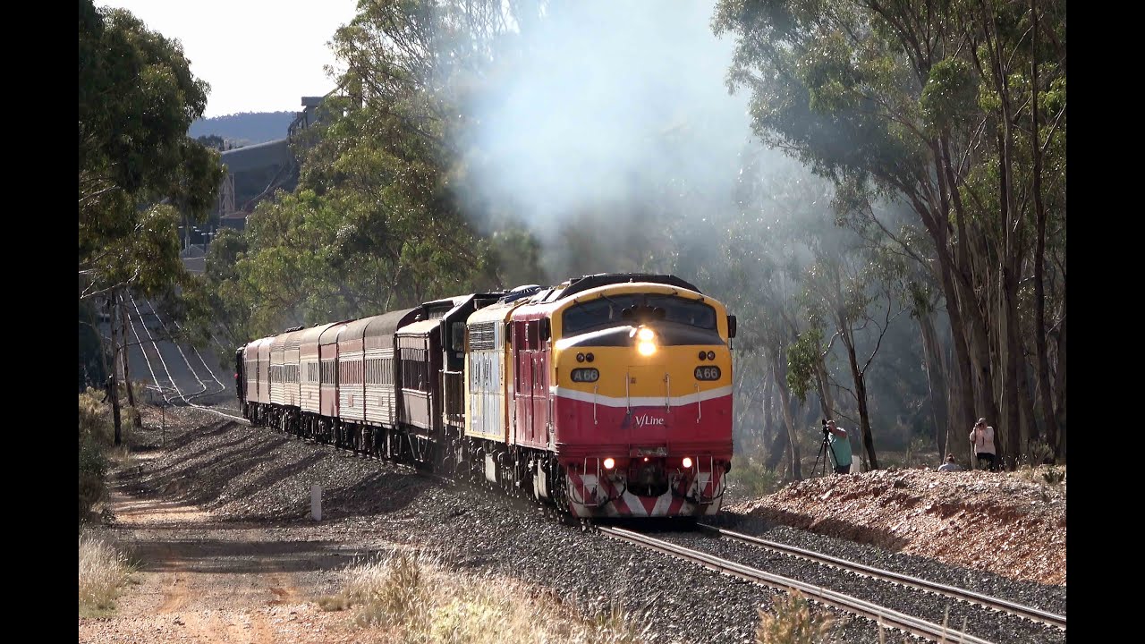 CLAG! DIESELS GROWLING UP THE GRADES - 707 Operations The Grainlander - A66 S306 H5