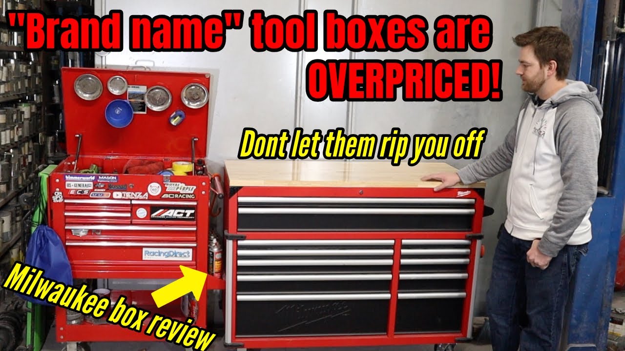 We need to talk about Tool boxes - Stay away from the racket of tool truck boxes - Milwaukee 52