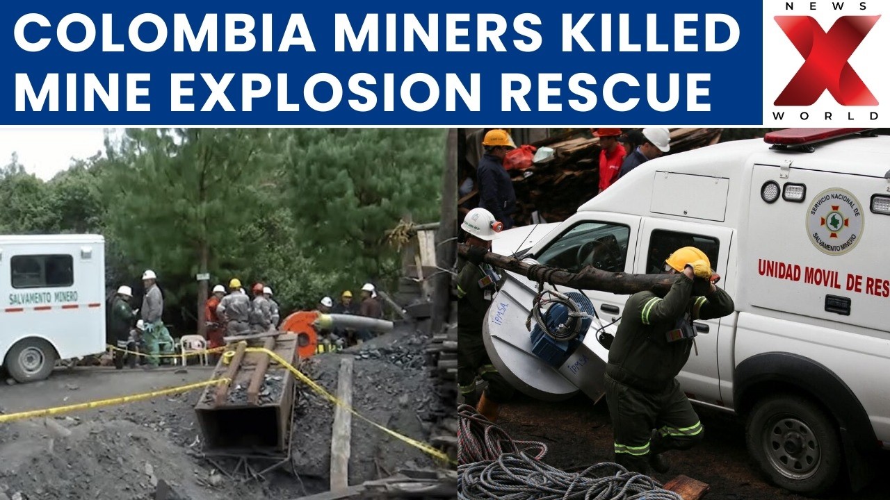 Two miners die in Colombia coal explosion rescue ongoing | NewsX World