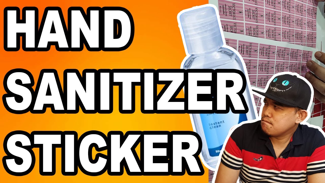 HAND SANITIZER STICKER | The Printing Shock | Marlon Ubaldo