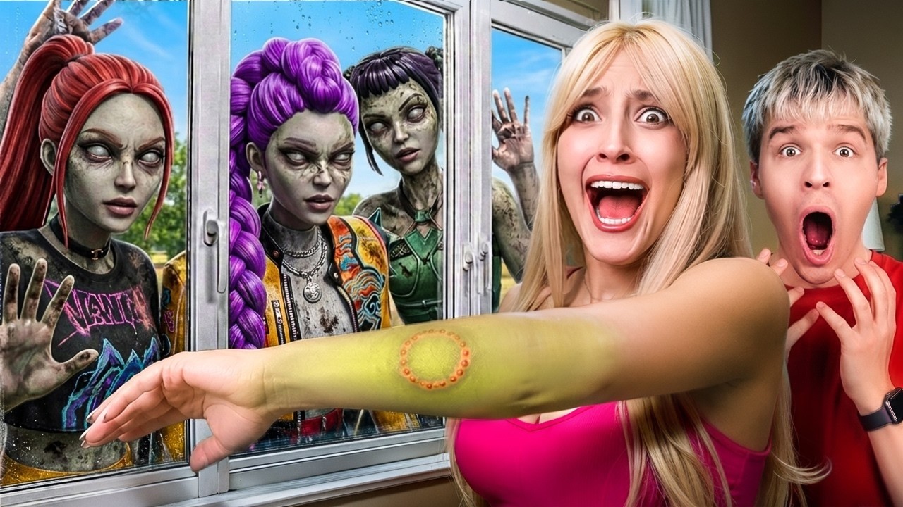 &iexcl;&iexcl;&iexcl;NOS CONVERTIMOS EN ZOMBIS EN LA VIDA REAL!!! MORDIMOS A KPOP DEMON HUNTERS