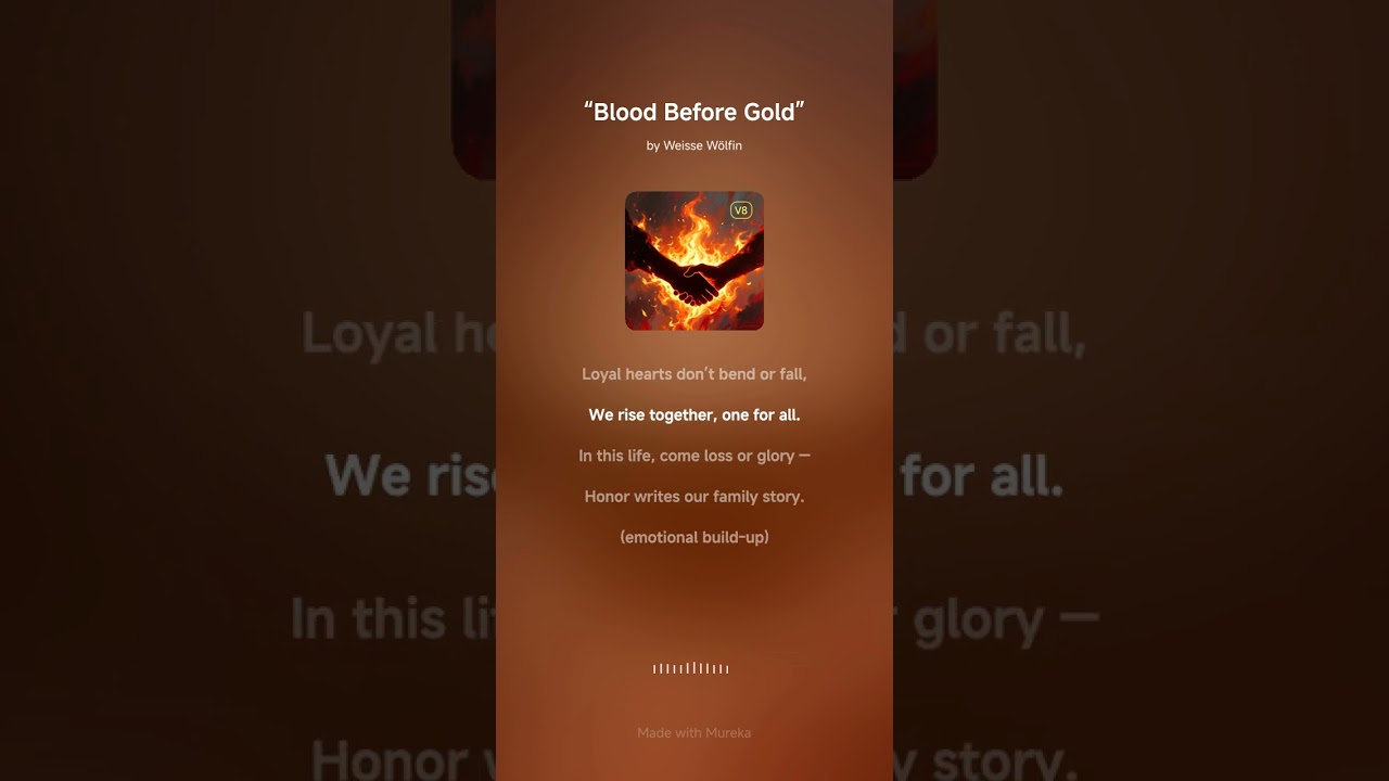 “Blood Before Gold”