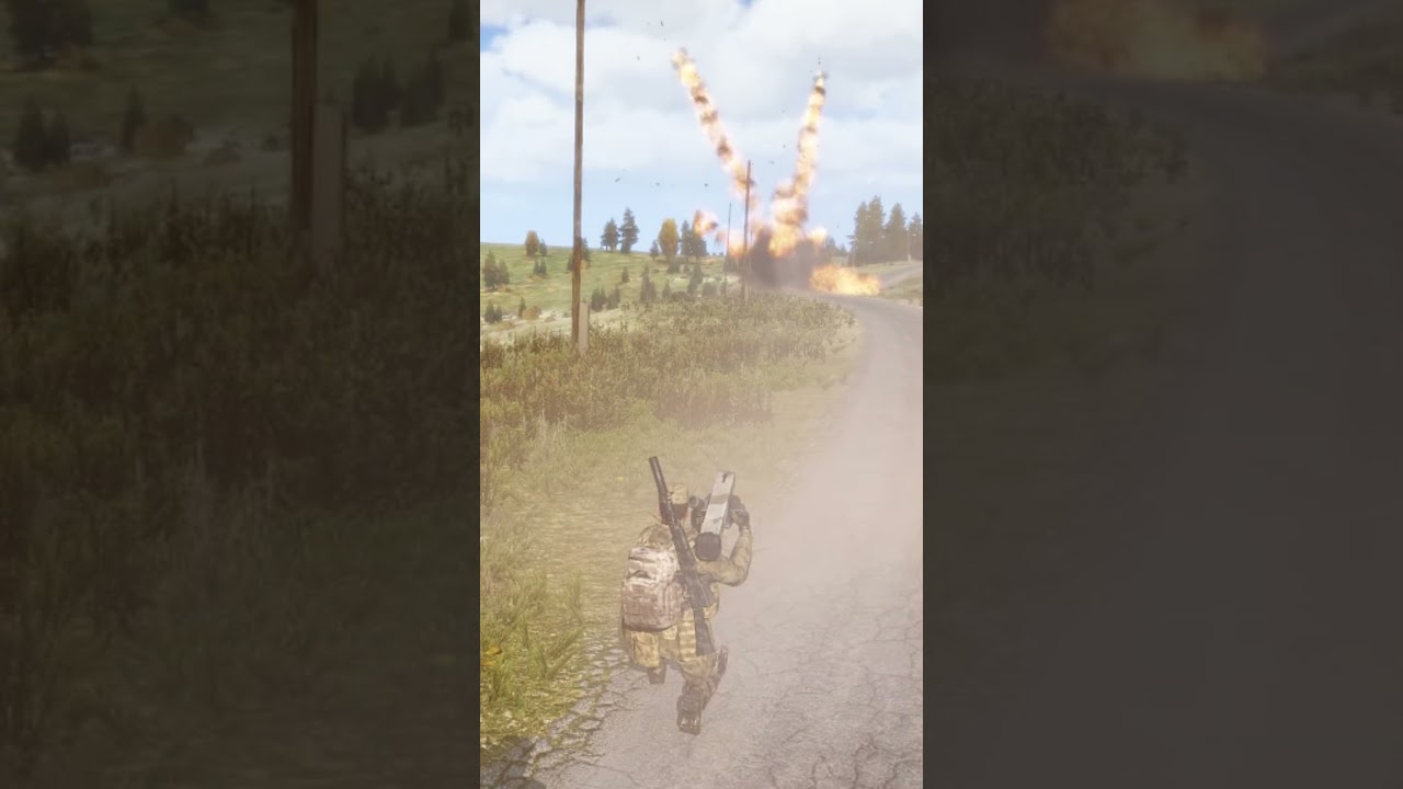Ukraine Titan Missile vs Russian T-90 – Arma 3 