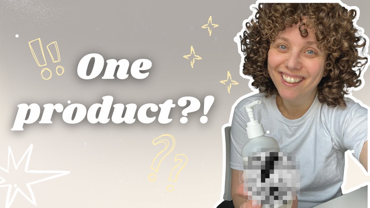 One Product Curly Hair Wash Day Routine for 3A-3B curly hair | Flaxseed Gel for curly hair