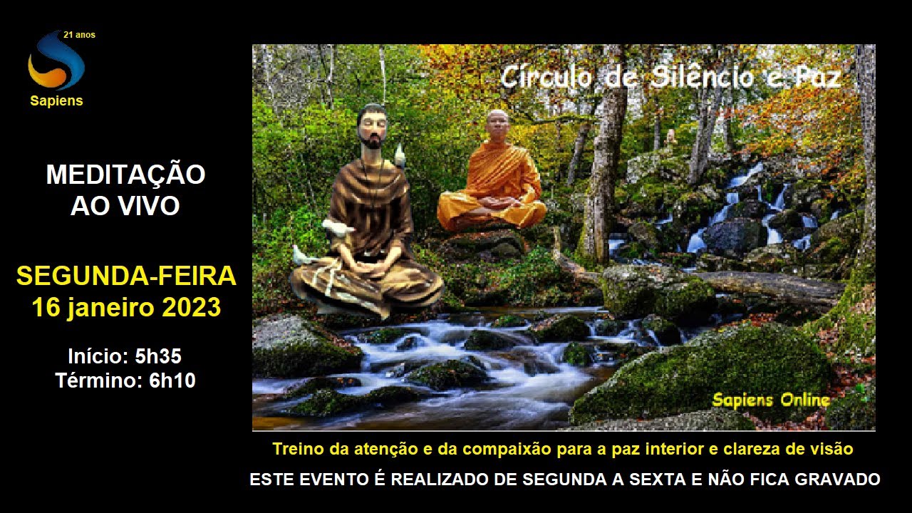 MEDITAÇÃO DA SEGUNDA-FEIRA, 16 de janeiro 2023