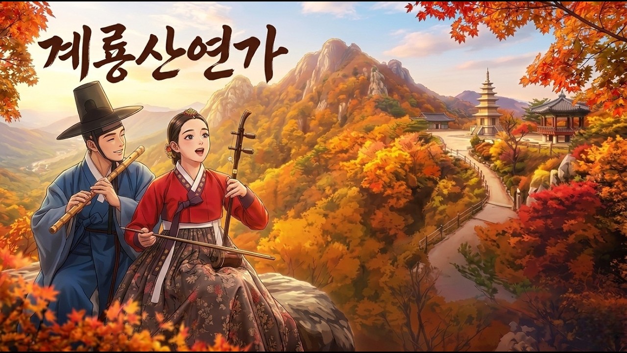 계룡산연가 - 한달님(커버곡) | 비 내리는 산사의 애절한 그리움 | 트로트 | 감성트로트 | 트로트여가수
