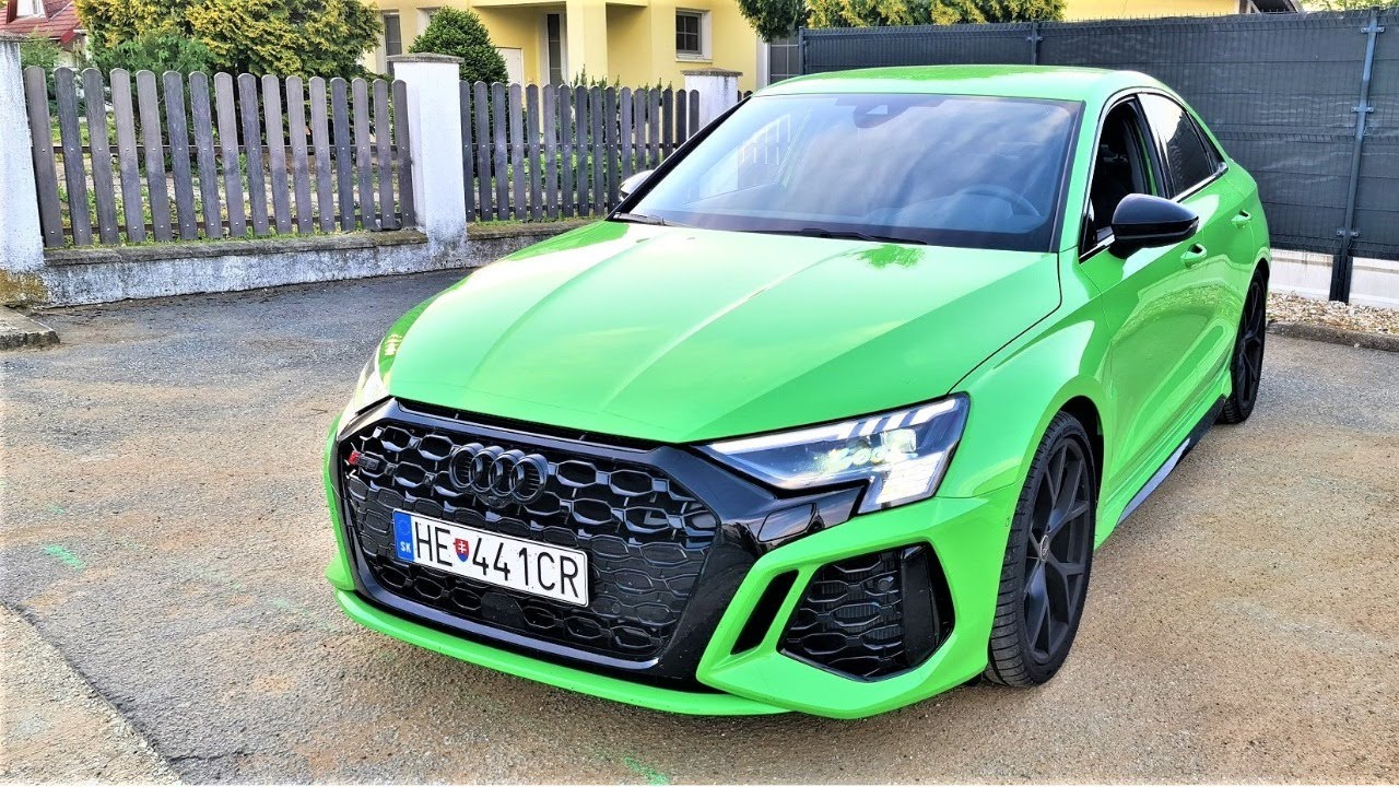 2022 Audi RS3 Walkaround and Sound - Kyalami Green