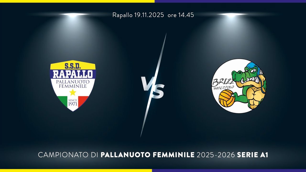 RAPALLO PALLANUOTO vs BRIZZ NUOTO 26-6