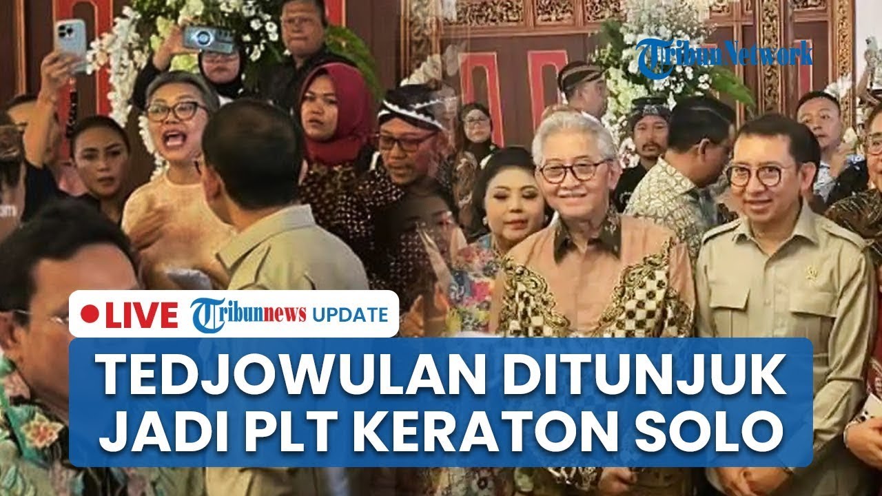 🔴LIVE: Keraton Solo Ricuh, Kubu PB XIV Purboyo Ngamuk ke Fadli Zon saat Penyerahan SK Tedjowulan
