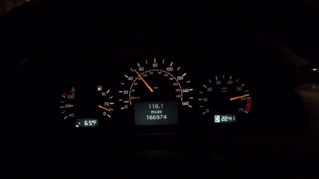 2000 Mercedes E320 4Matic W210 WOT 0-60
