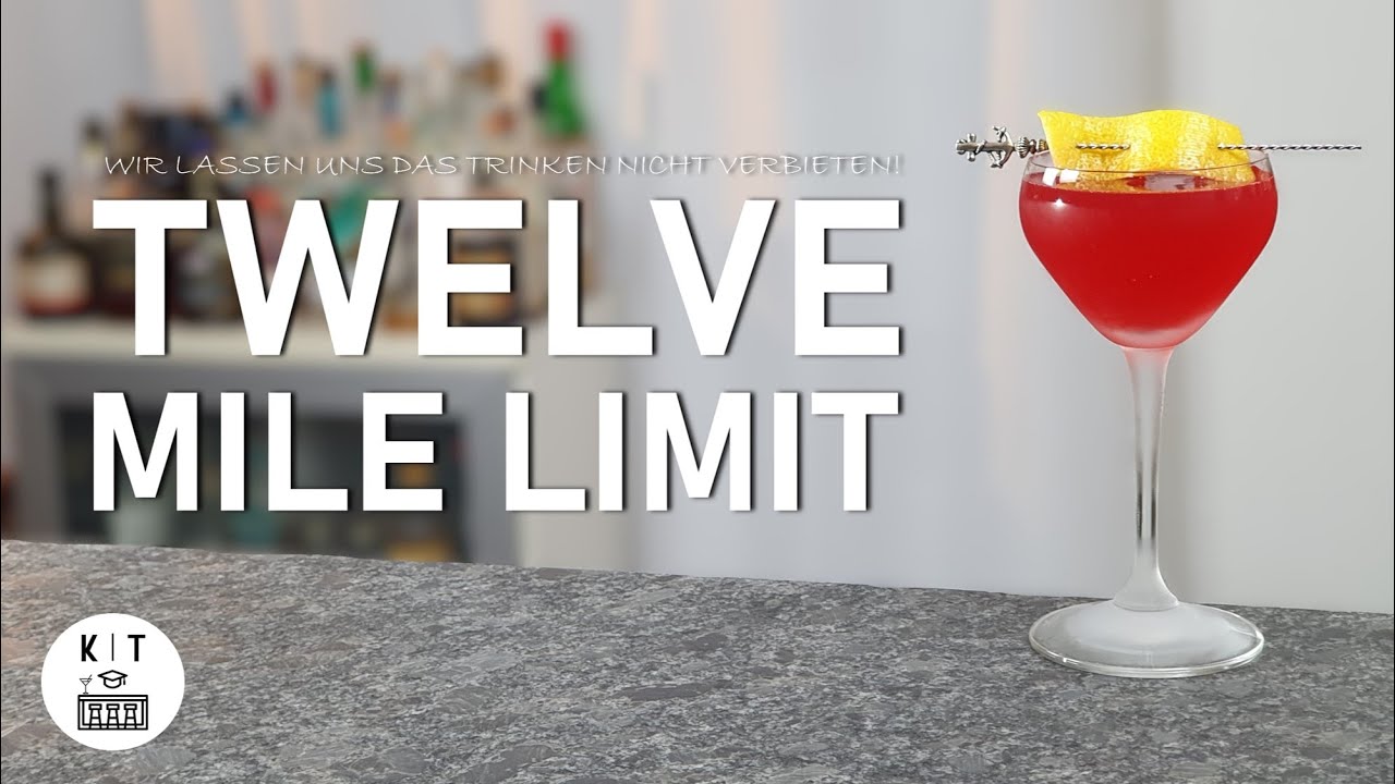 Twelve Mile Limit Cocktail - Wir lassen uns das Trinken nicht verbieten!