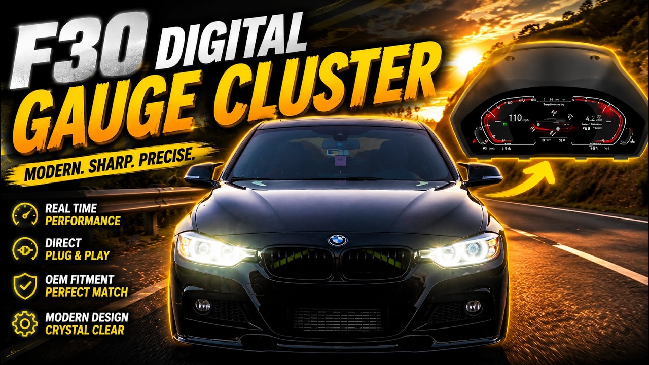 BMW Digital Gauge Cluster Install