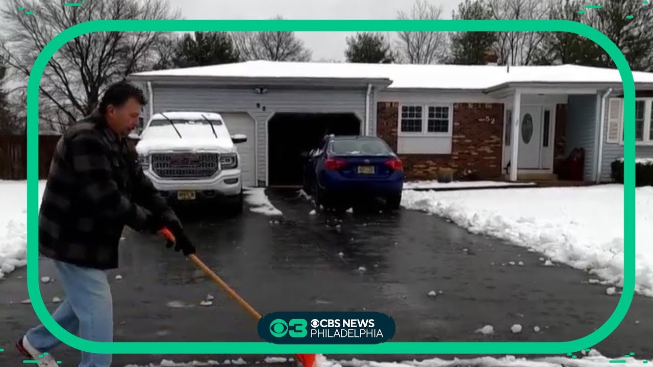 Kids enjoy snow day in Hamilton Township, New Jersey
