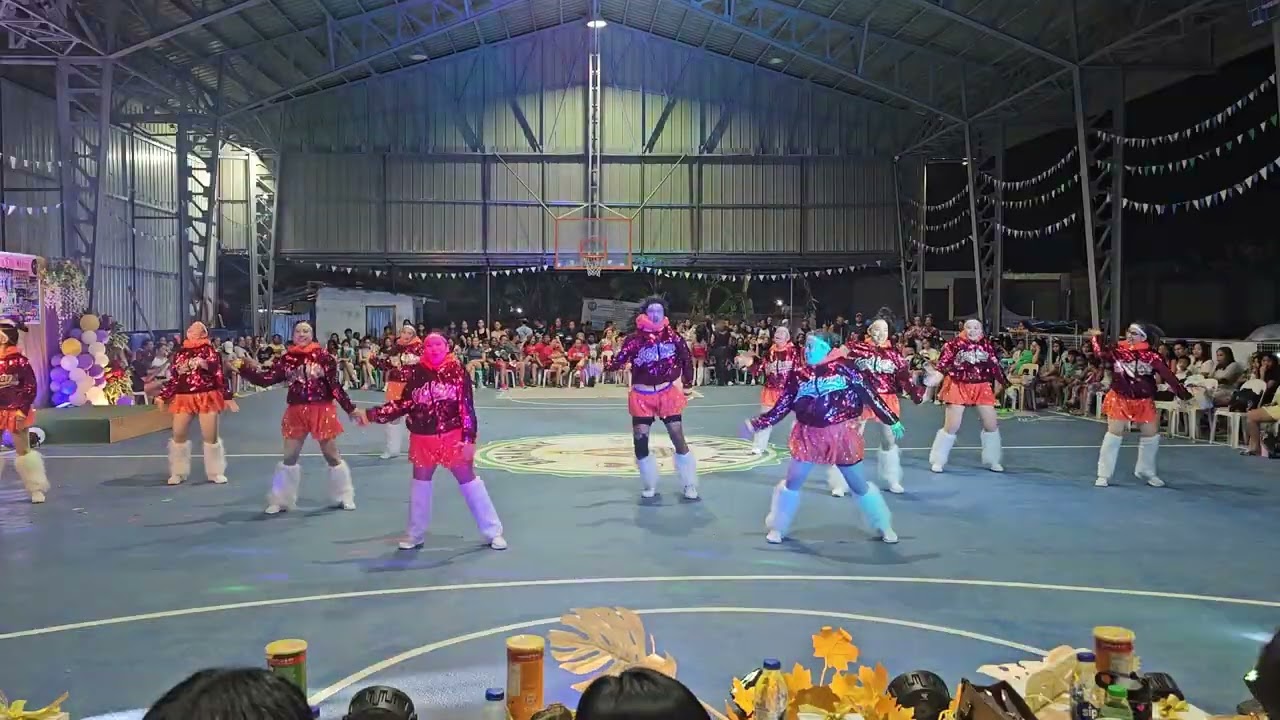 Cutie Star's fire burning performance at Brgy. Sto. Niño, Dinalupihan, Bataan (Zumba Competition)