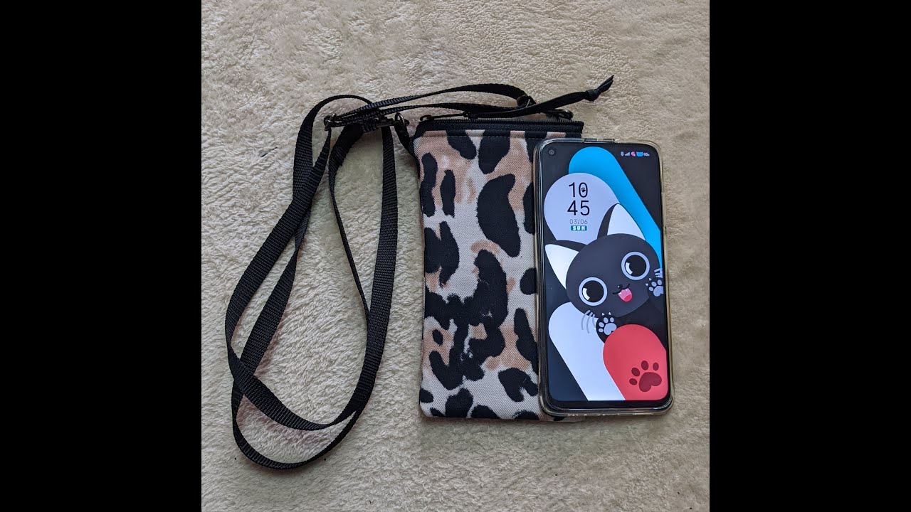 ミシンおじさんのスマホポーチやで！