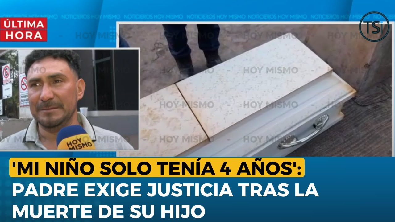 'Mi niño solo tenía cuatro años': Padre exige justicia tras el asesinato de su hijo