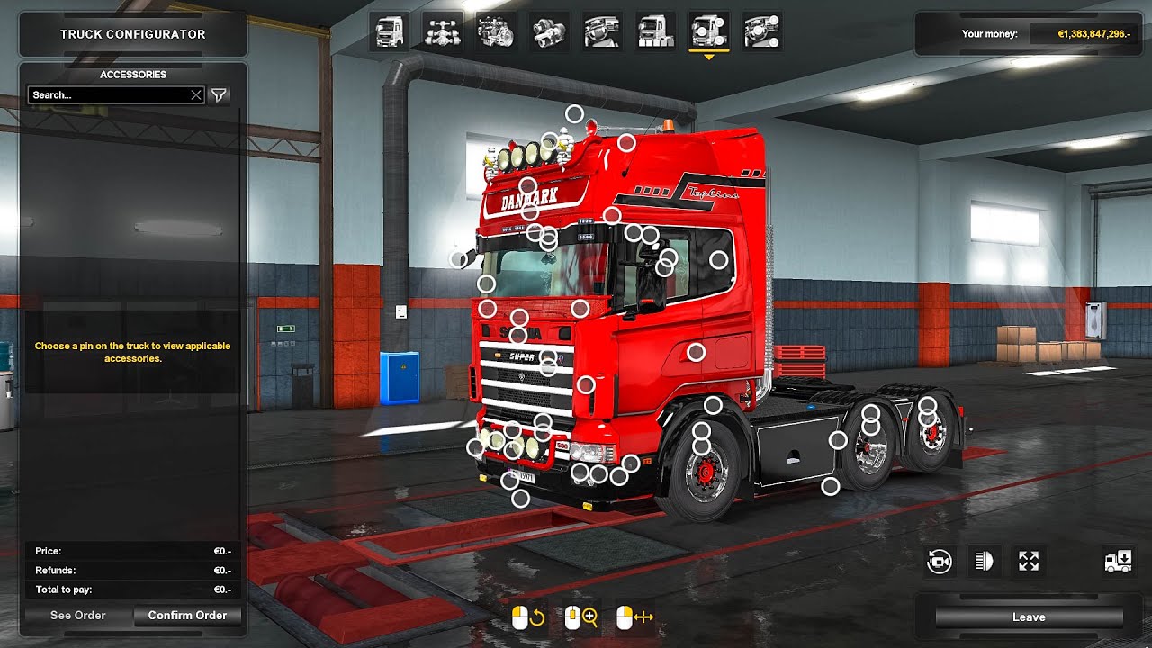 ETS 2-1.34 Scania 4 series addon for RJL V2.2.3 DANMARK