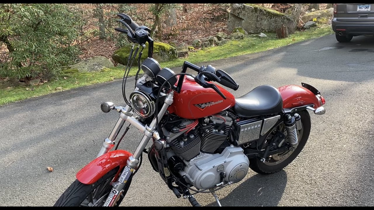 Harley Sportster Handlebar Install Mini Apes