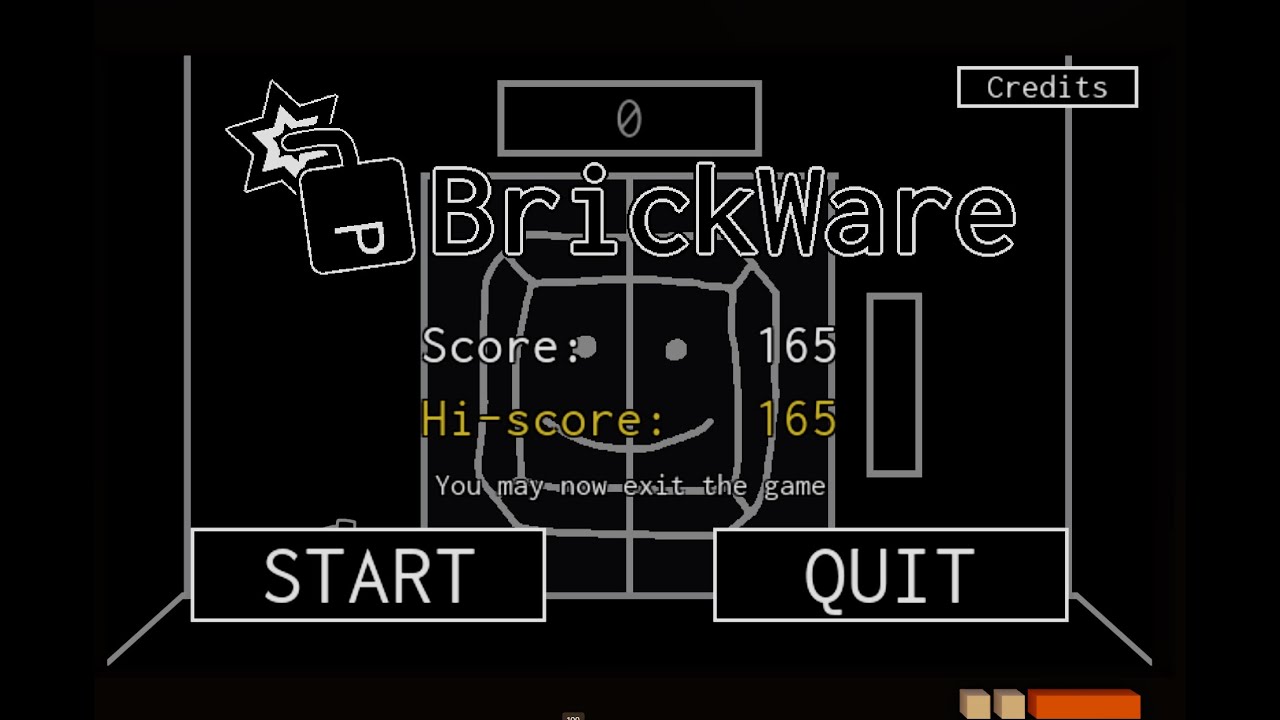 Untitled Door Game 2: BrickWare (Attempt 2) 165 POINTS! (Terminal Velocity badge)