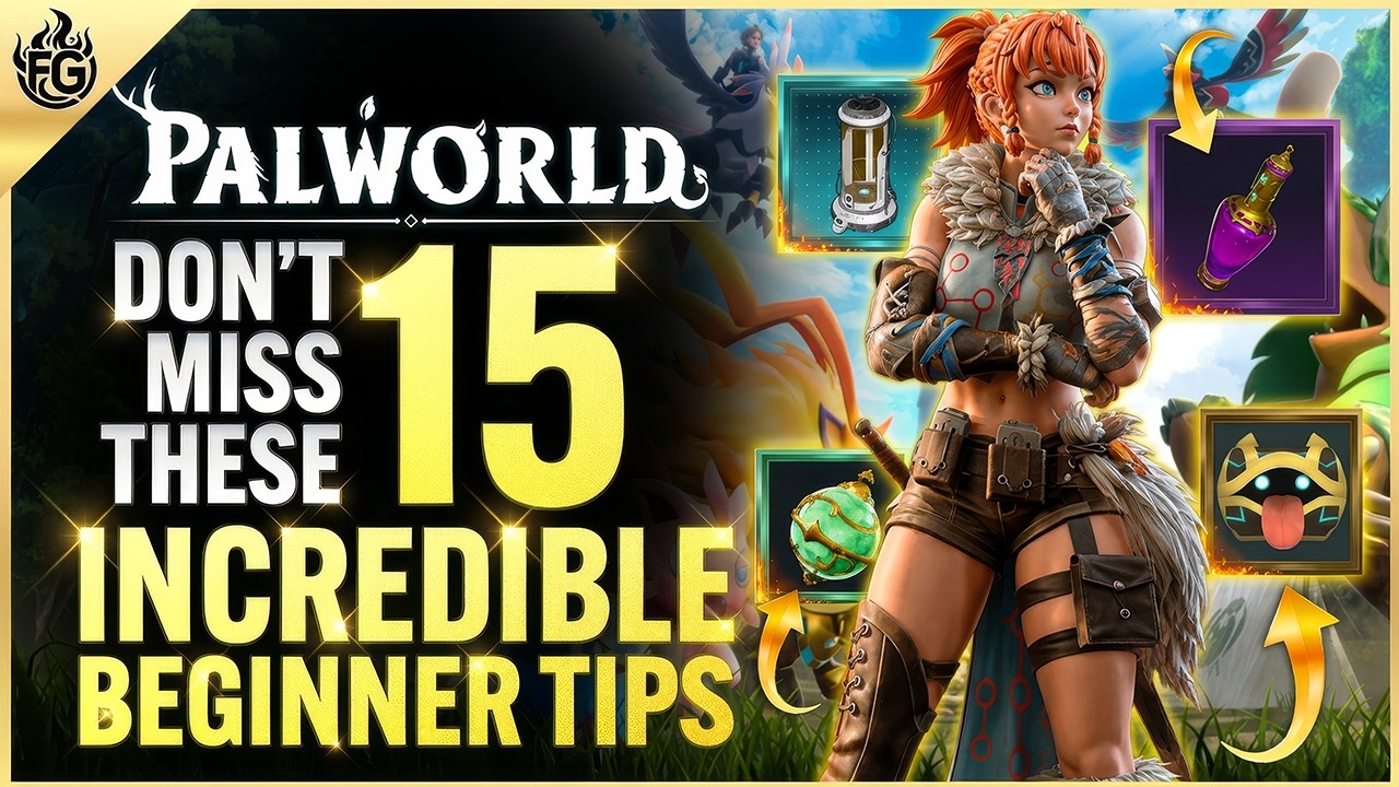 Palworld Beginners Guide | 15 INCREDIBLE Beginner Tips & Tricks In Palworld 1.0