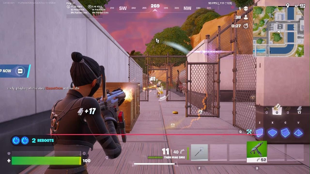 Playing fortnite Chapter 7 Season 1