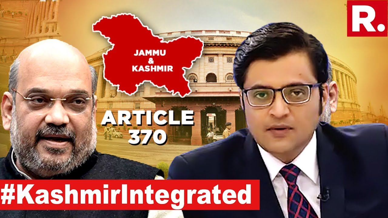#KashmirIntegrated: Modi Corrects Nehru's Kashmir Blunder | The Debate With Arnab Goswami