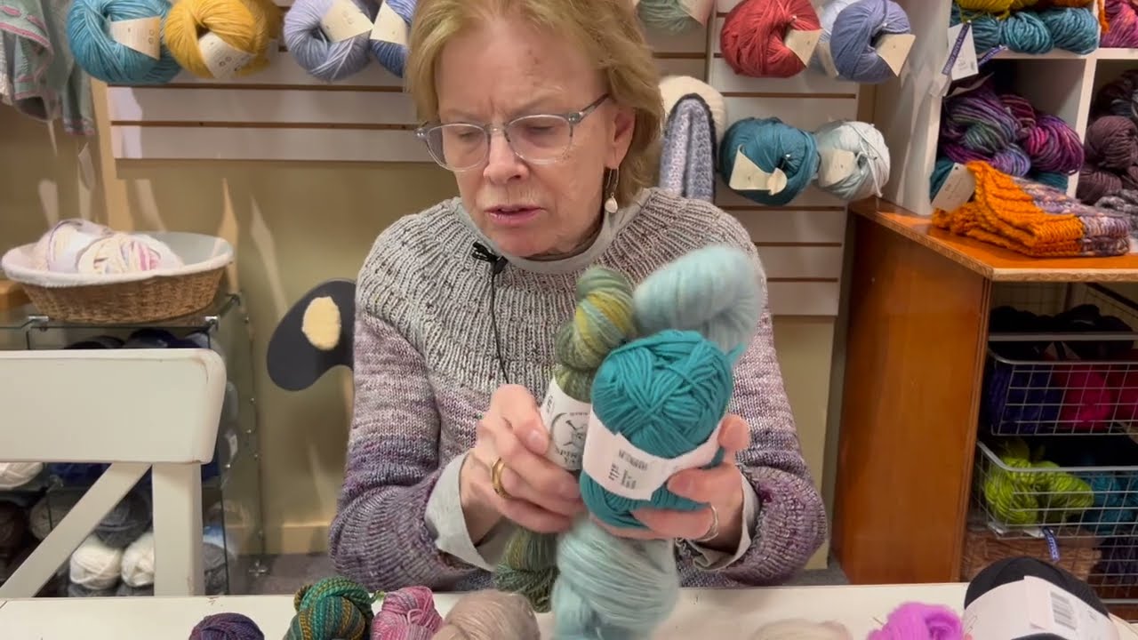 How to: rip a cast on edge. New classes + workshops. Fabulous new yarns for now and into spring.
