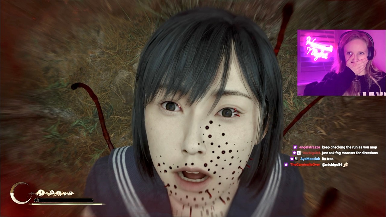 Actress who played Mary and Maria plays Silent Hill f for the first time - Part 7