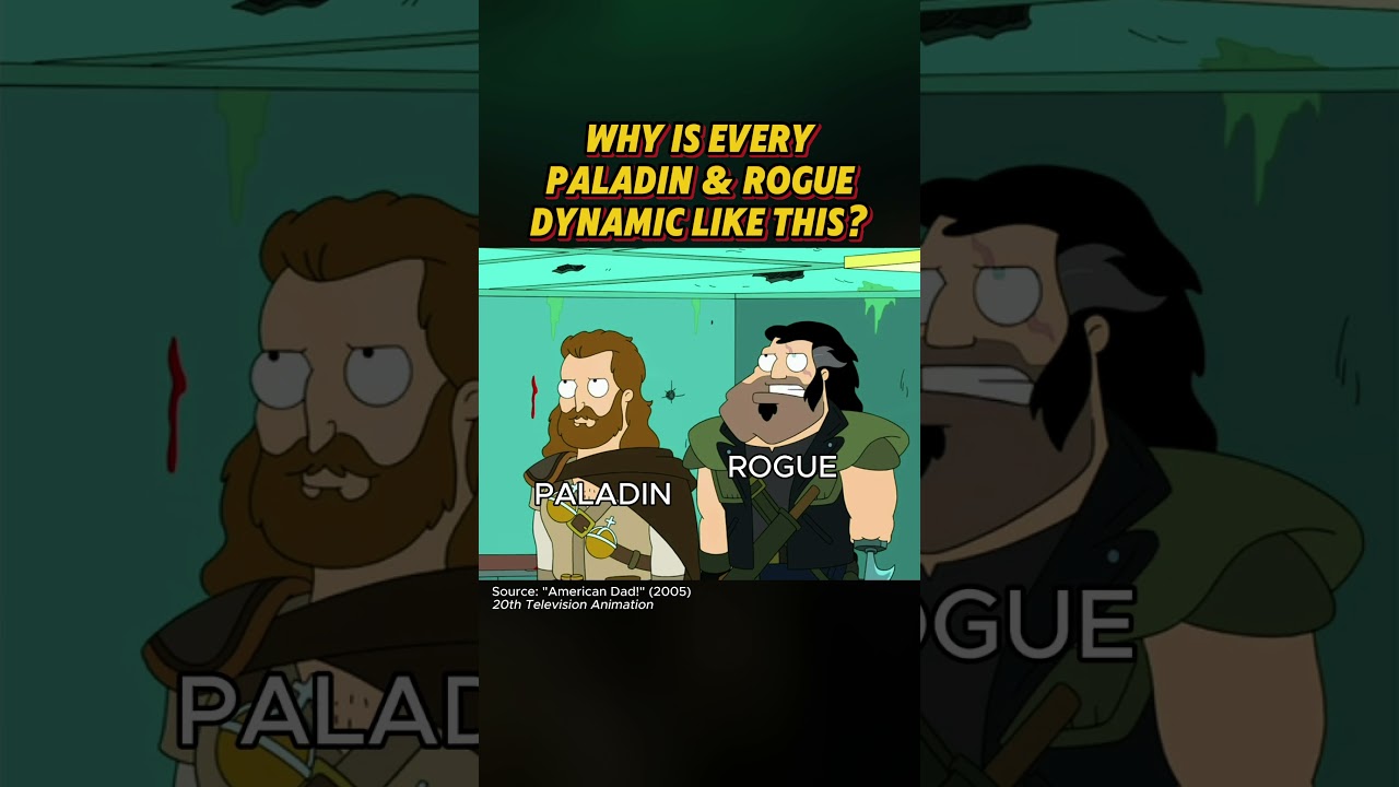 every paladin & rogue dynamic #dnd #dndmemes #dungeonsanddragons #dnd5e #DNDtiktok #TTRPG