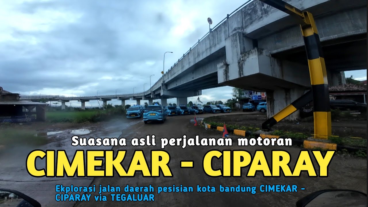 Suasana asli perjalanan motoran keliling daerah CIMEKAR - CIPARAY #motovlog #bandung 