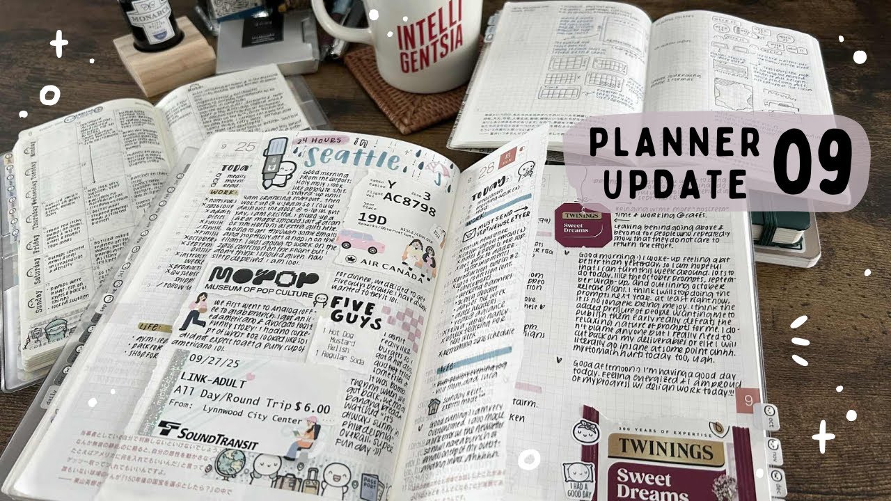 September 2025 Planner Update | Hobonichi, Commonplace, Reading Journal, Ink Talk