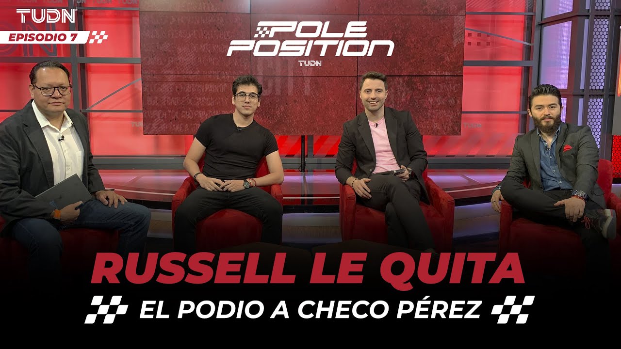 Russell le quita el podio a Checo - Pole Position ft Alex Escalera 🏎️ | TUDN