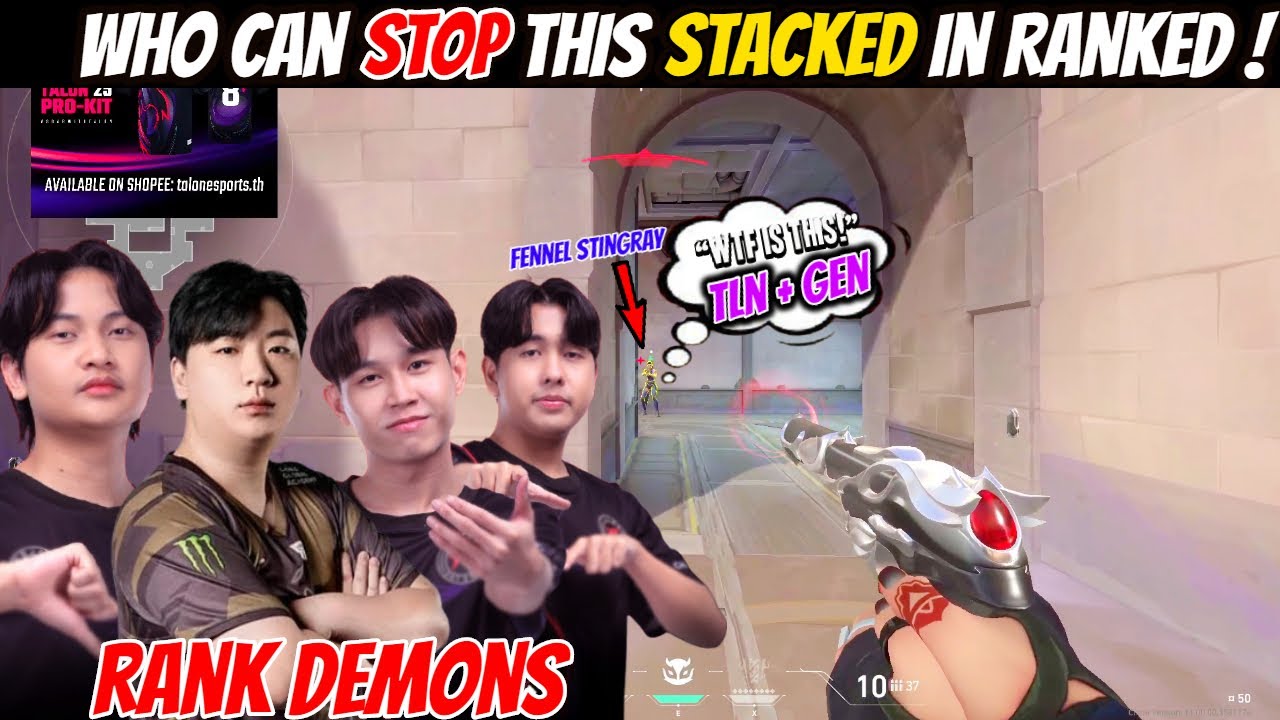When 4 Stacked in one Team Against ft. TLN Primmie TLN Killua TLN Jitboys & GEN T3xture Against Pros