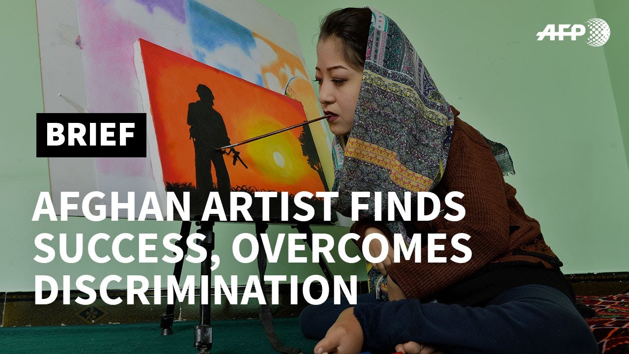 Afghanistan: artist brushes aside disability to open arts centre | AFP