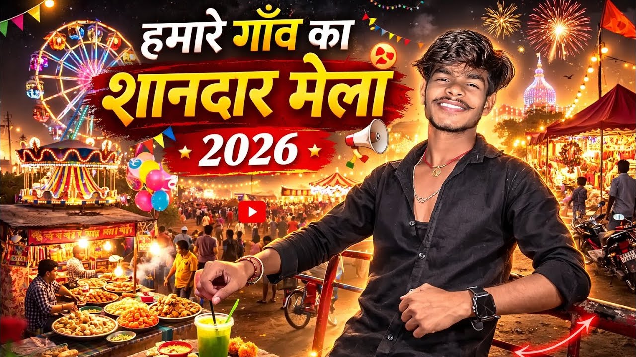हमारे गाँव में लगा साल का सबसे बड़ा मेला 😍 | Full Vlog #melavlog 