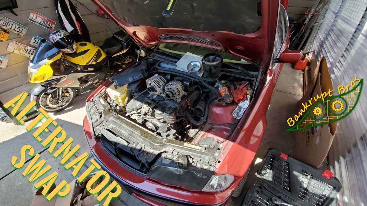 BMW E46 330i Alternator Replacement