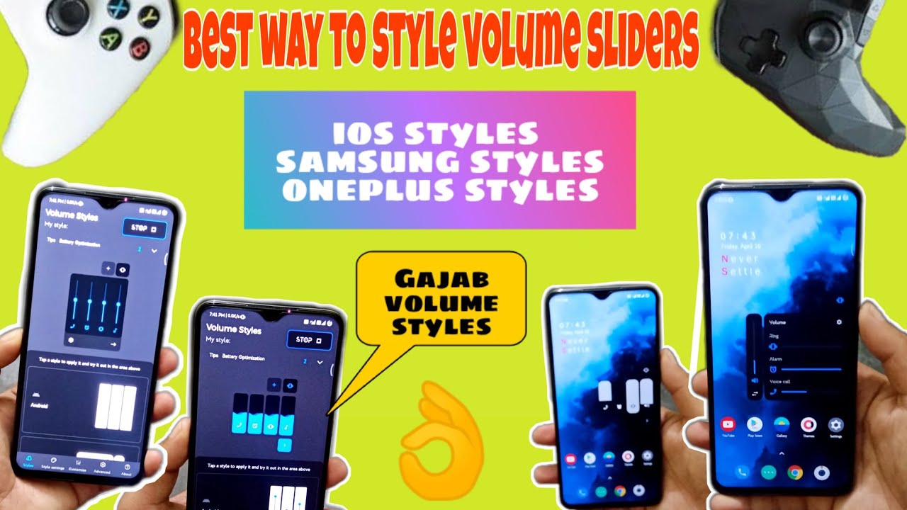 MiUi 12 New Volume Styles🔥|Get Ios style😲|One ui Style Volume Slider|| By Tech Darbar ||