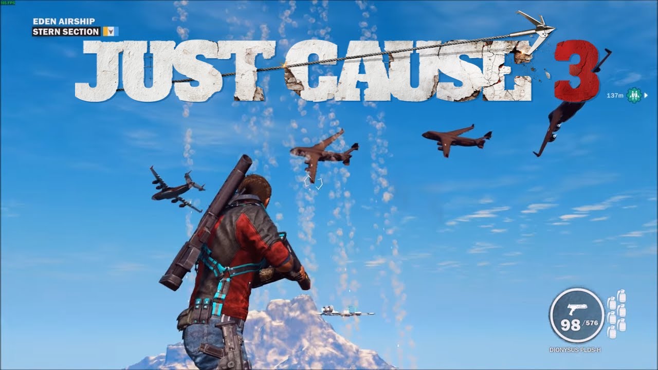 Just Cause 3 Cargo Plane Drone Killer
