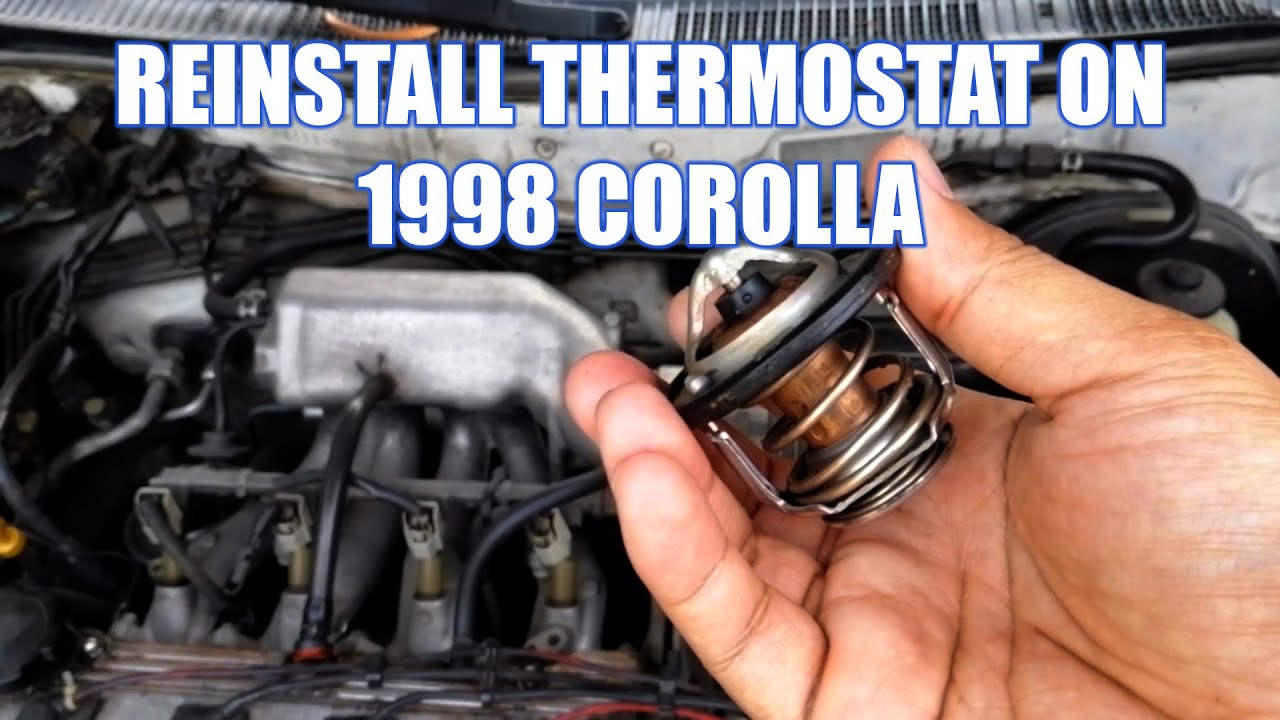 Balik ko na Thermostat ng Corolla namin | 1998 Corolla Thermostat Installation | TAGALOG