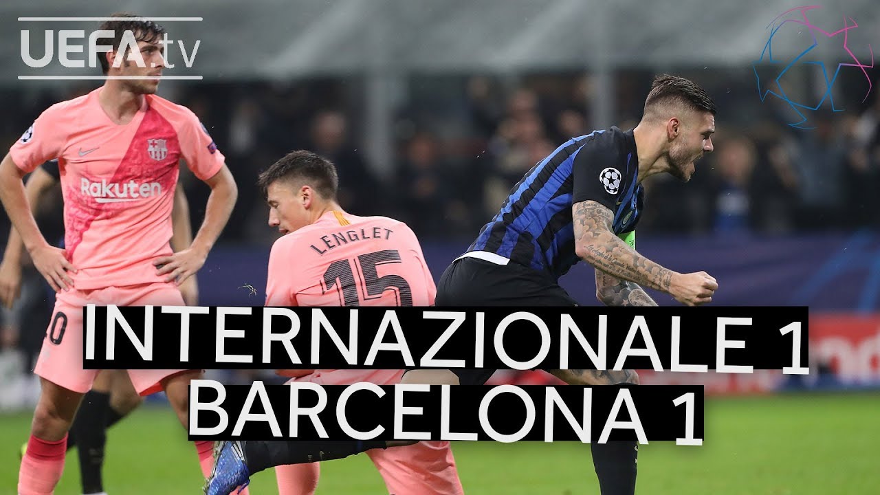 INTERNAZIONALE 1-1 BARCELONA #UCL HIGHLIGHTS