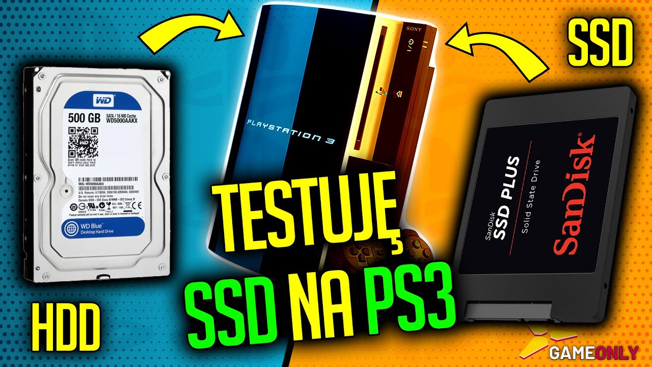 Dysk SSD do PS3 &mdash; Czy warto? &mdash; TESTUJĘ szybkość ładowania gier!