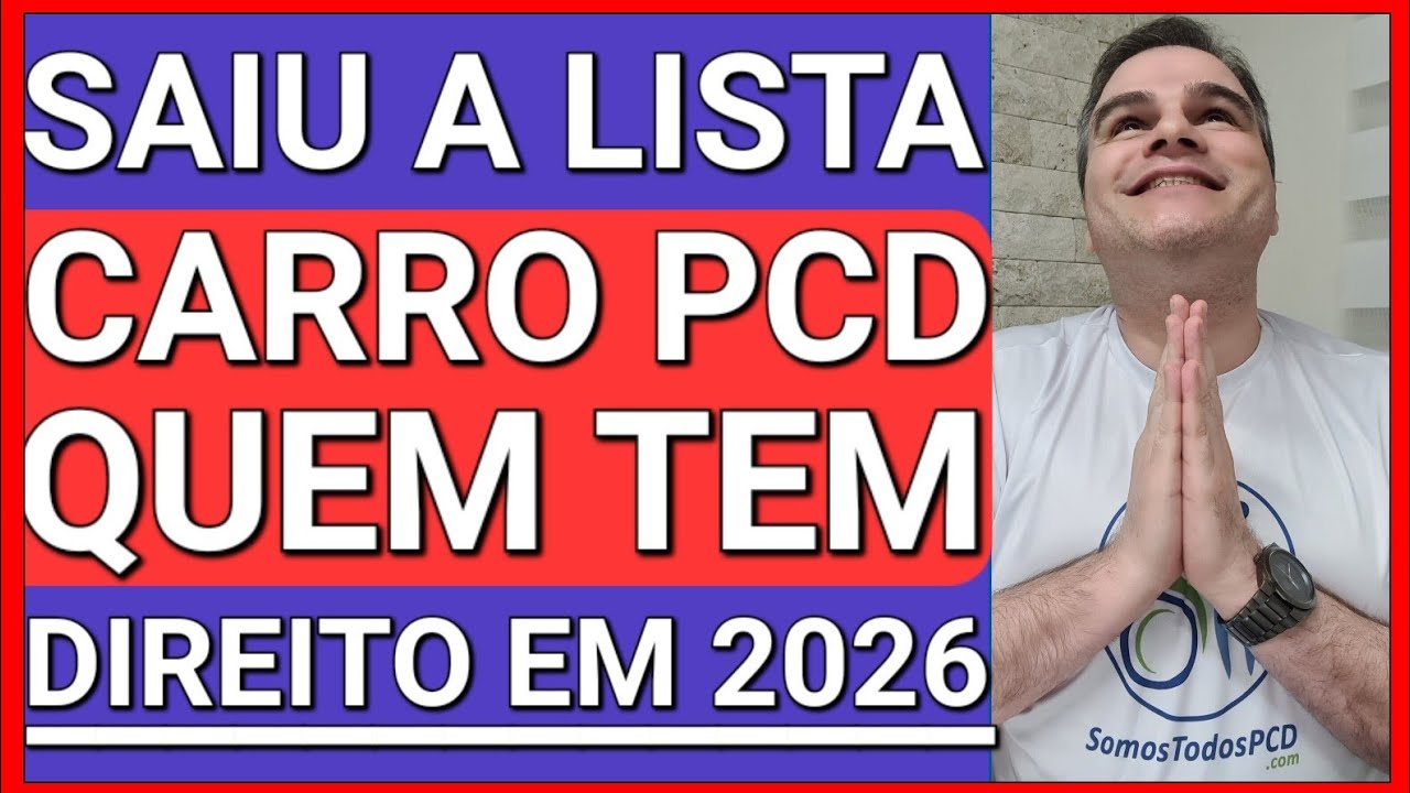 🚨TODO PCD PRECISA SABER! CARRO PCD: A 