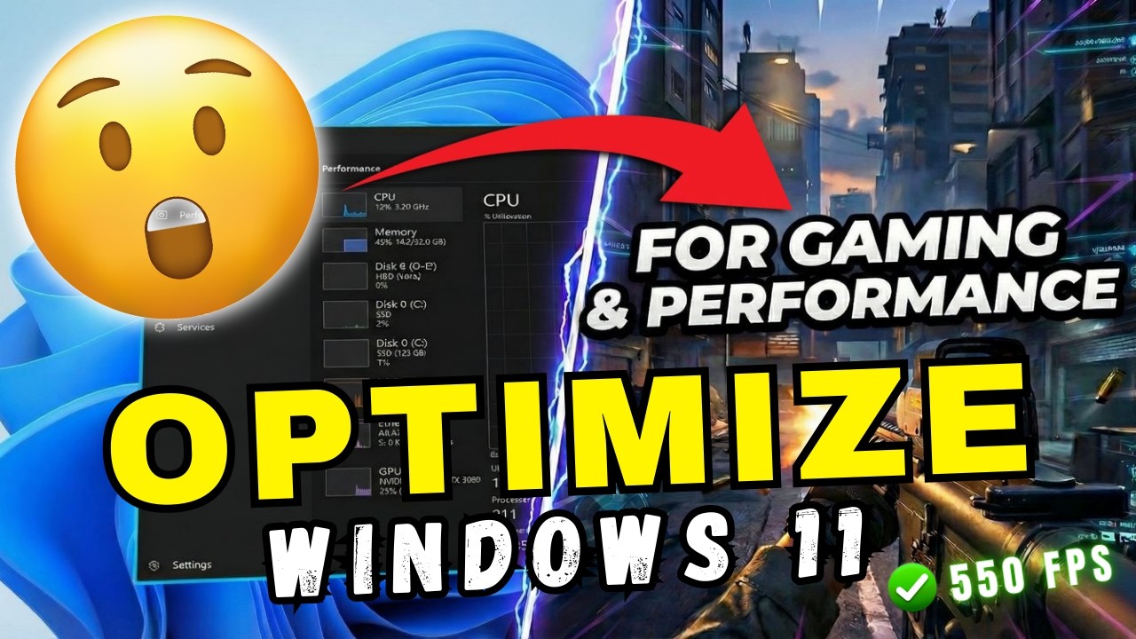 Оптимизация Windows 11 для игр в 2026 году | Увеличение FPS и уменьшение задержек