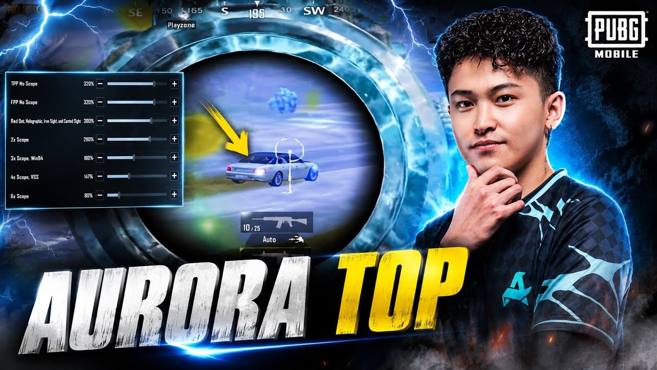 AURORA TOP 🤯 New Update Sensitivity Settings Revealed 🎯 Zero Recoil Sensitivity Code+Control 2026 🔥