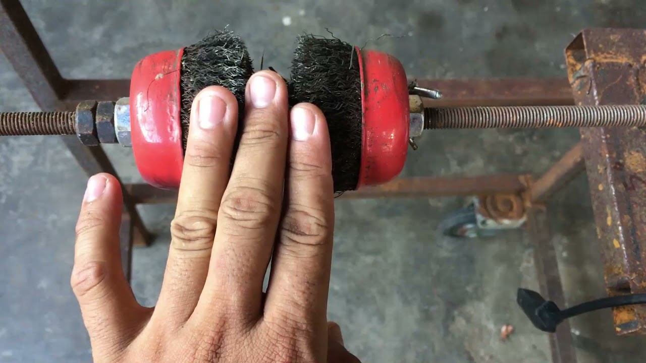 Mesin pengisik tebu / sugarcane peelers machine / part 2