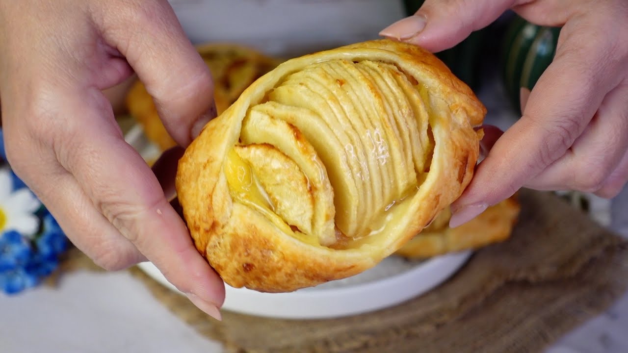 Pasta Sfoglia SFOGLIATINE  DI MELE 🍏 🍎 Dolci di PASTA SFOGLIA
