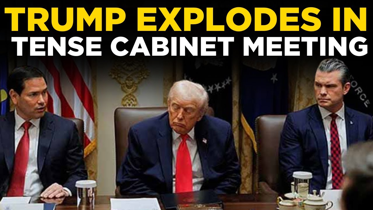 TRUMP CABINET MEETING LIVE | President Trump Addresses Top Officials at the White House