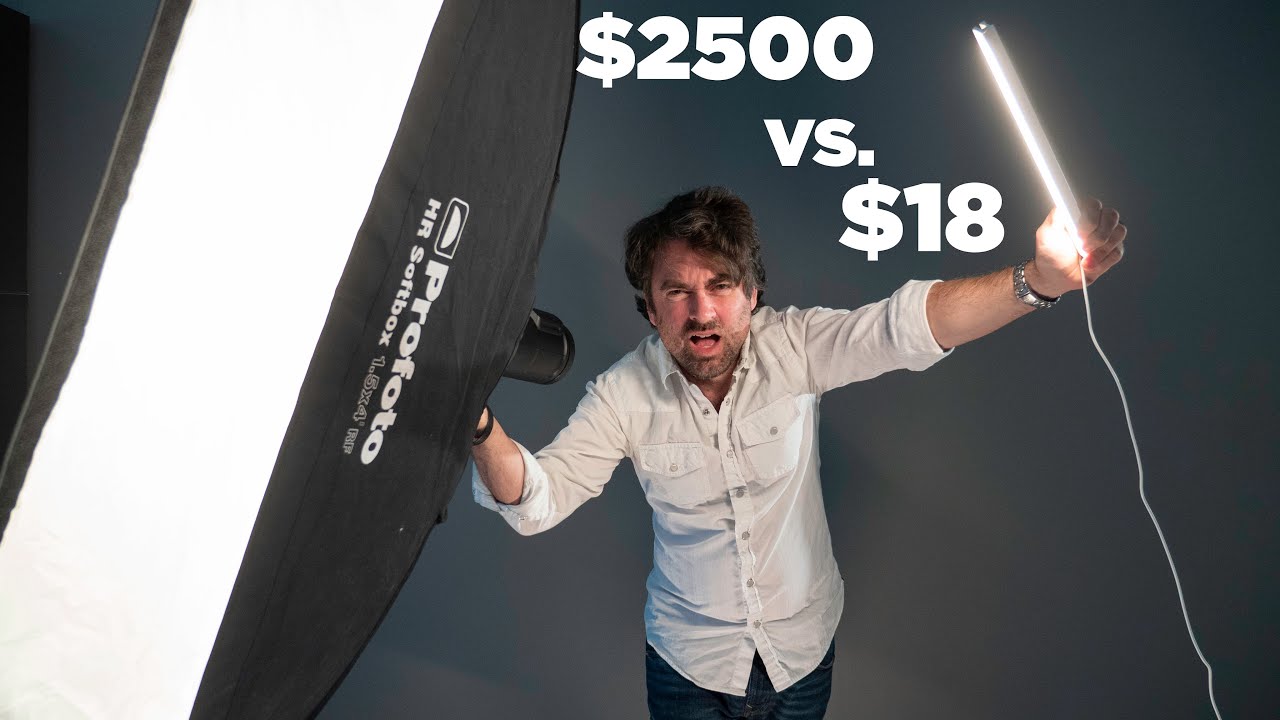 Cheap $18 Ikea Light vs $2500 Pro Light