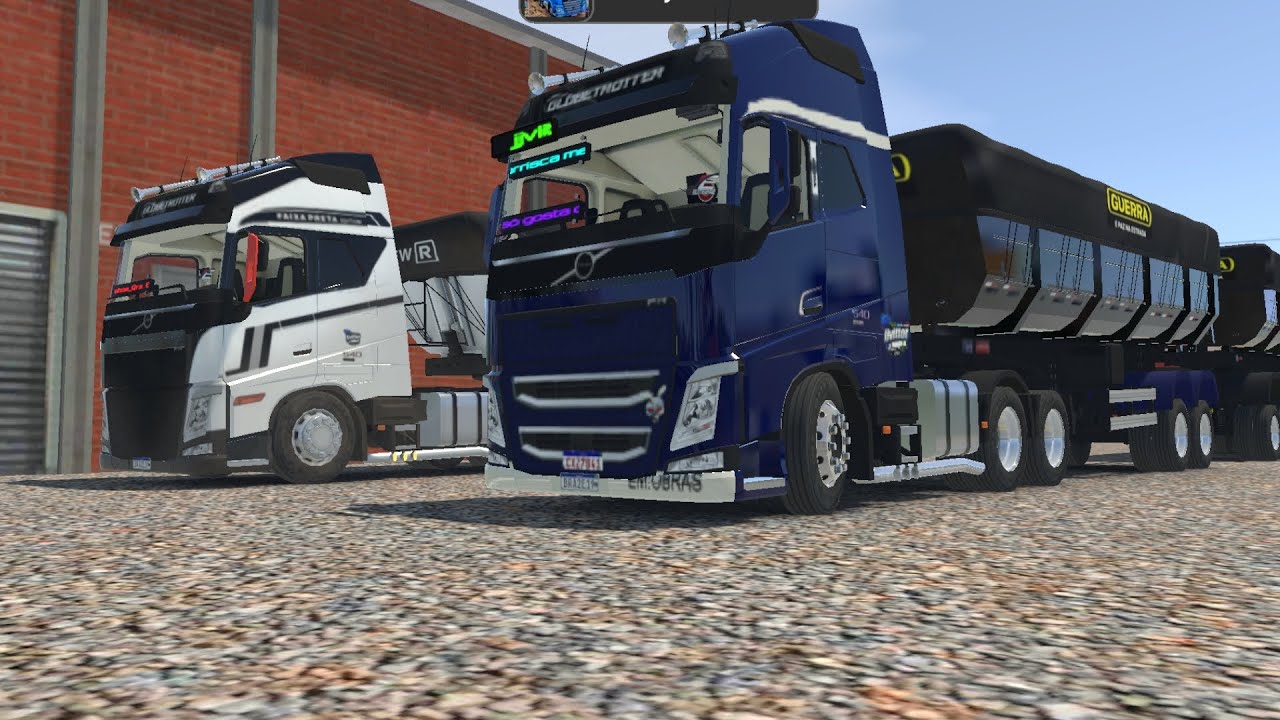 Tr João e show,Nova Macaé ate águas velhas no global truck online no comboio 